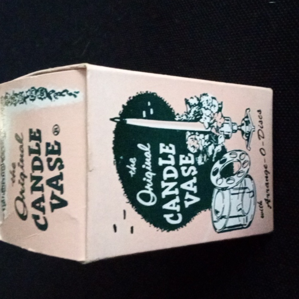 Vintage Candle Vase Set